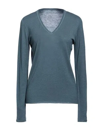 Majestic Filatures Woman Sweater Dark Green Size 3 Cashmere In Neutral