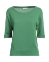 MAJESTIC MAJESTIC FILATURES WOMAN SWEATER GREEN SIZE 1 CASHMERE