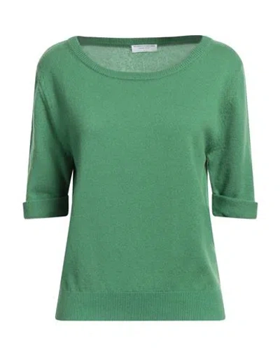 Majestic Filatures Woman Sweater Green Size 1 Cashmere