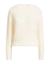 Majestic Filatures Woman Sweater Ivory Size 1 Alpaca Wool, Recycled Polyamide, Polyamide In White