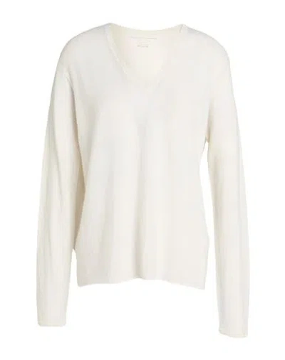Majestic Filatures Woman Sweater Ivory Size 1 Cashmere In White
