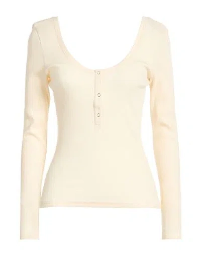 Majestic Filatures Woman Sweater Ivory Size 1 Organic Cotton In White