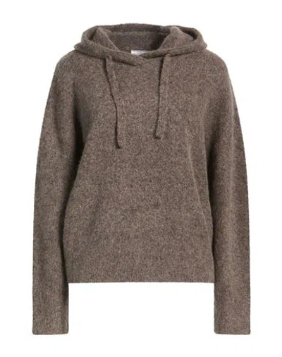 Majestic Filatures Woman Sweater Khaki Size 1 Alpaca Wool, Polyamide, Elastane In Sand