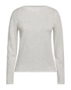 Majestic Filatures Woman Sweater Light Grey Size 1 Cashmere In Grey