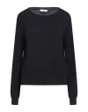 Majestic Filatures Woman Sweater Midnight Blue Size 1 Organic Cotton, Elastane In Blue