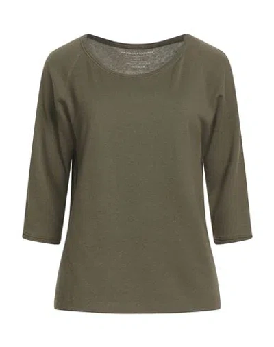Majestic Filatures Woman Sweater Military Green Size 1 Cashmere