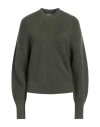 Majestic Filatures Woman Sweater Military Green Size 2 Merino Wool In Green