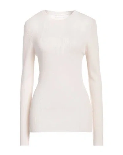 Majestic Filatures Woman Sweater Off White Size 3 Merino Wool In Neutral