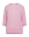 Majestic Filatures Woman Sweater Pink Size 1 Merino Wool, Cashmere, Silk