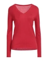 Majestic Filatures Woman Sweater Red Size 1 Cashmere In Red