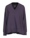 Majestic Filatures Woman Sweatshirt Plum Size 2 Viscose, Elastane In Purple