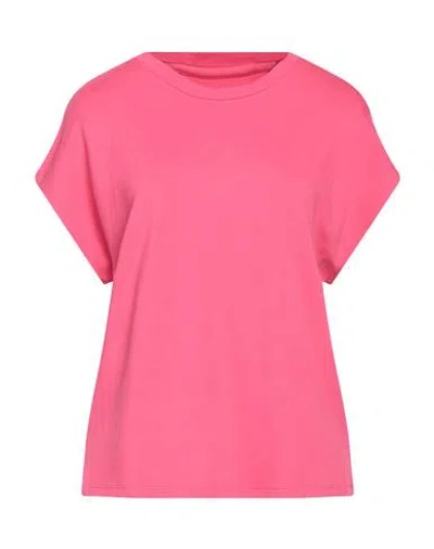 Majestic Filatures Woman Sweatshirt Fuchsia Size 1 Viscose, Elastane In Pink