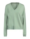 Majestic Filatures Woman Sweatshirt Green Size 1 Viscose, Elastane