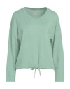 Majestic Filatures Woman Sweatshirt Green Size 1 Viscose, Elastane In Green