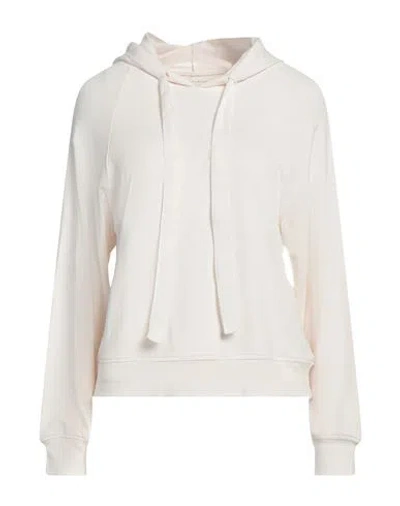 MAJESTIC MAJESTIC FILATURES WOMAN SWEATSHIRT IVORY SIZE 1 VISCOSE, ELASTANE