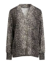 Majestic Filatures Woman Sweatshirt Ivory Size 3 Viscose, Elastane In Black