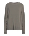 Majestic Filatures Woman Sweatshirt Lead Size 1 Viscose, Elastane In Grey