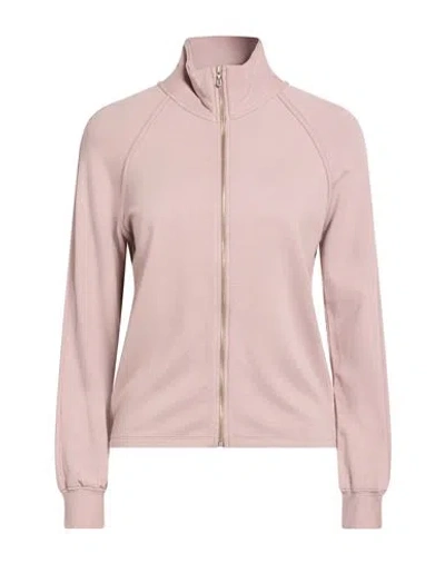 Majestic Filatures Woman Sweatshirt Light Brown Size 1 Viscose, Elastane In Pink