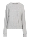 Majestic Filatures Woman Sweatshirt Light Grey Size 1 Viscose, Elastane In Gray