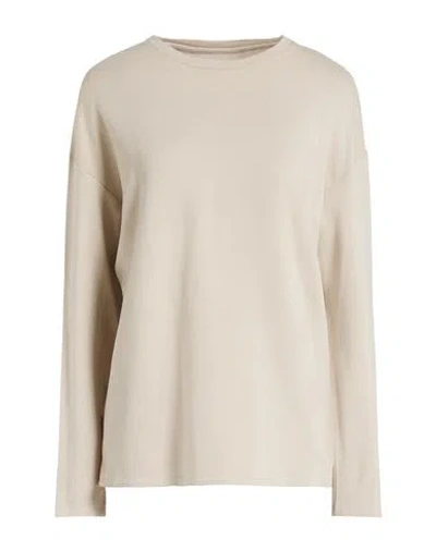 Majestic Filatures Woman Sweatshirt Light Grey Size 3 Viscose, Elastane In Neutral