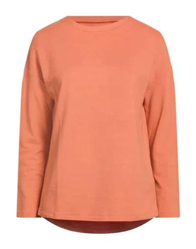 Majestic Filatures Woman Sweatshirt Orange Size 1 Viscose, Elastane