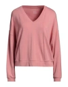 Majestic Filatures Woman Sweatshirt Pink Size 1 Viscose, Elastane