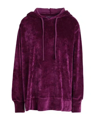 Majestic Filatures Woman Sweatshirt Purple Size 1 Cotton, Modal, Elastane