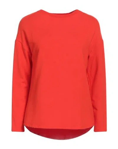 Majestic Filatures Woman Sweatshirt Red Size 4 Viscose, Elastane