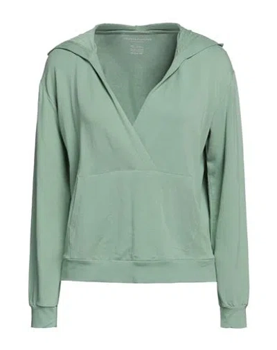 Majestic Filatures Woman Sweatshirt Sage Green Size 1 Viscose, Elastane