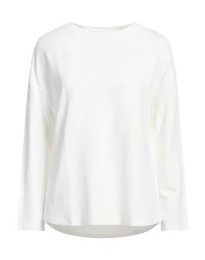 Majestic Filatures Woman Sweatshirt White Size 1 Viscose, Elastane