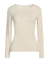 Majestic Filatures Woman T-shirt Beige Size 1 Viscose, Elastane