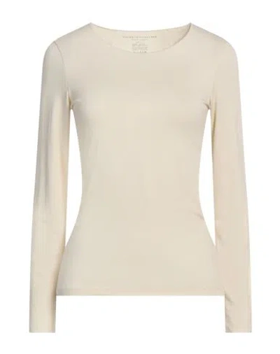 Majestic Filatures Woman T-shirt Beige Size 1 Viscose, Elastane