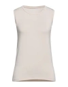 Majestic Filatures Woman T-shirt Beige Size 1 Viscose, Elastane In Beige