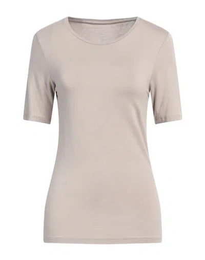 Majestic Filatures Woman Top Beige Size 3 Viscose, Elastane