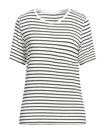 Majestic Filatures Woman T-shirt Black Size 4 Viscose, Elastane