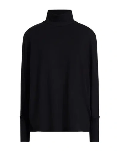Majestic Filatures Woman T-shirt Black Size 2 Viscose, Elastane
