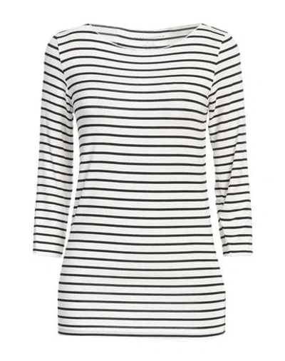 Majestic Filatures Woman T-shirt Black Size 3 Viscose, Elastane