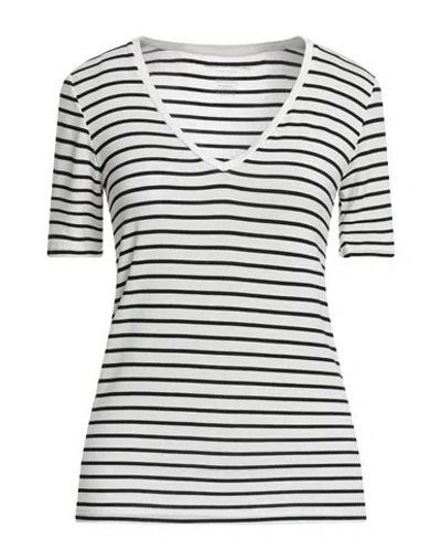 Majestic Filatures Woman T-shirt Black Size 4 Viscose, Elastane
