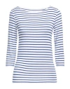 Majestic Filatures Woman T-shirt Blue Size 2 Viscose, Elastane