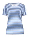 Majestic Filatures Woman T-shirt Blue Size 4 Linen, Elastane
