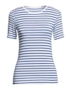 Majestic Filatures Woman T-shirt Blue Size 4 Viscose, Elastane