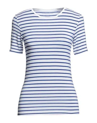 Majestic Filatures Woman T-shirt Blue Size 4 Viscose, Elastane