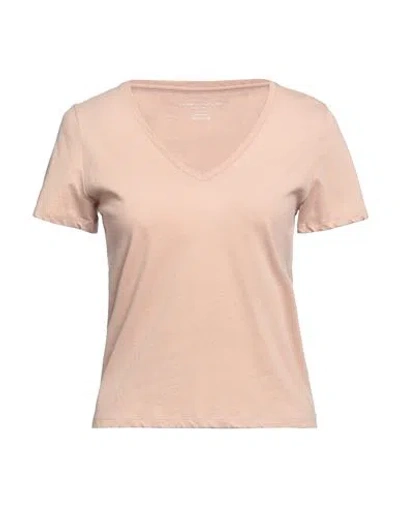 Majestic Filatures Woman T-shirt Blush Size 1 Cotton In Pink