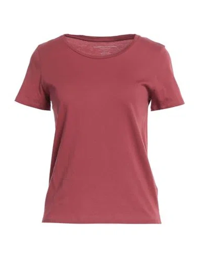 Majestic Filatures Woman T-shirt Brick Red Size 1 Cotton