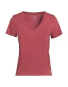 Majestic Filatures Woman T-shirt Brick Red Size 1 Cotton