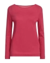 Majestic Filatures Woman T-shirt Brick Size 1 Cotton, Cashmere In Red