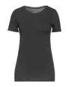 Majestic T-shirts In Steel Grey