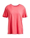 Majestic Filatures Woman T-shirt Coral Size 3 Cotton