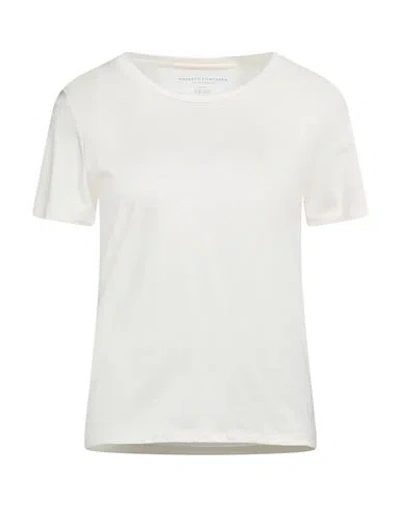 Majestic Filatures Woman T-shirt Cream Size 1 Lyocell, Cotton In White