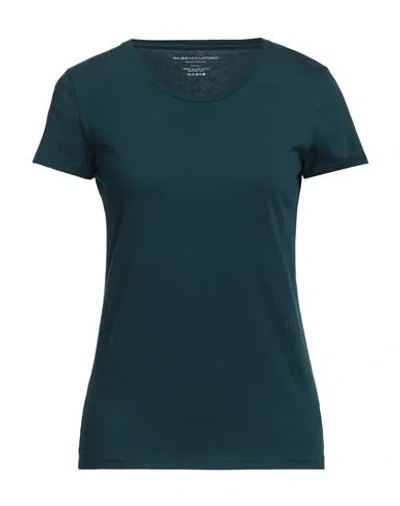 Majestic Filatures Woman T-shirt Dark Green Size 1 Cotton